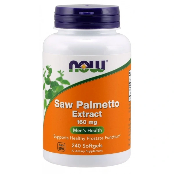 NOW FOODS Saw Palmetto Extract - Palma Sabalowa Ekstrakt 160 mg  (240 kaps.)