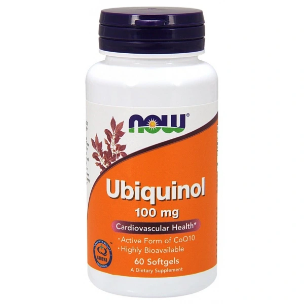 Now Foods Ubiquinol Koenzym Q10 100 mg 60 kapsułek