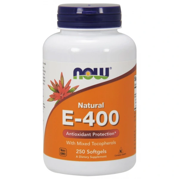 NOW FOODS Witamina E 400 IU (250 kaps.)