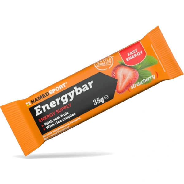 Namedsport Energy Bar Baton o wysokiej zawartości węglowodanów o smaku truskawkowym 35 g