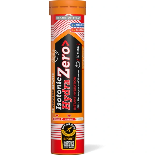 Namedsport Izotonik Hydra Zero Elektrolity 20 pastylek o smaku pomarańczowym
