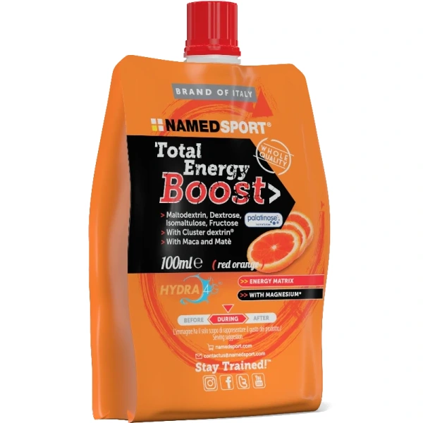 Namedsport Total Energy Boost 100 ml o smaku czerwonej pomarańczy