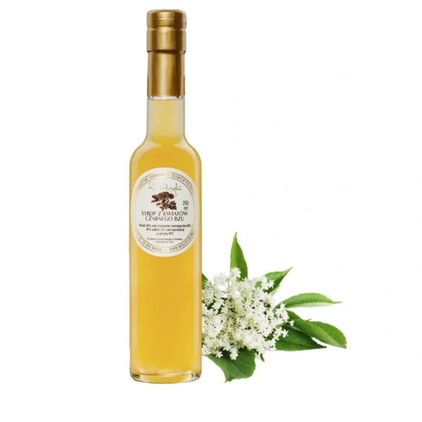 Nasza Tłocznia Syrop z kwiatów czarnego bzu 250ml