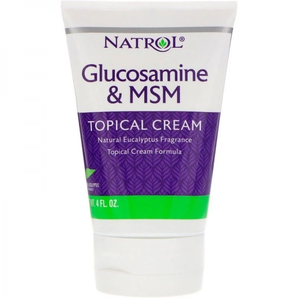 Natrol Glucosamine & MSM - Topical Cream (118 ml)
