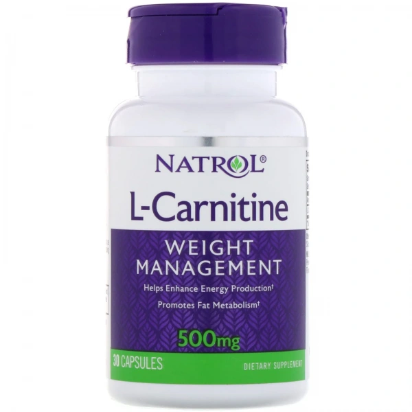 Natrol L-Karnityna 500 mg (30 kaps.)