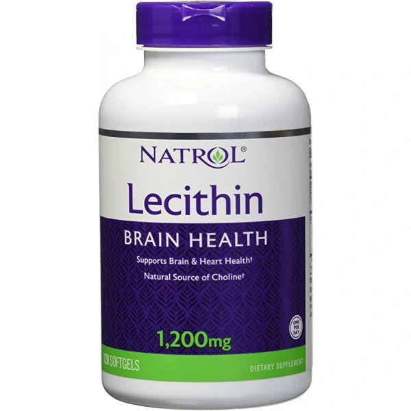 Natrol Lecithin - Lecytyna Sojowa 1200 mg (90 kaps.)