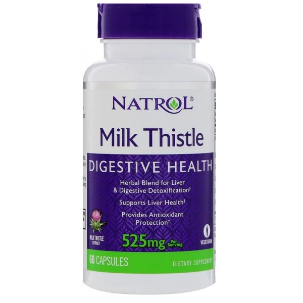 PRODUKT ARCHIWALNY NATROL Milk Thistle - Ostropest Plamisty (60 kaps.)