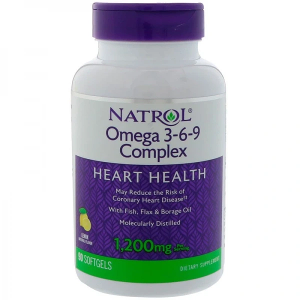 Natrol Omega 3-6-9 Complex 90 kapsułek miękkich