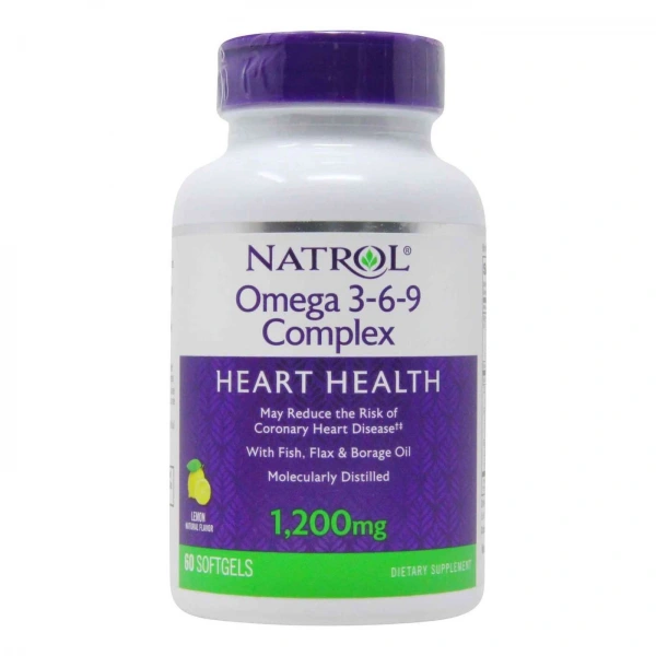 Natrol Omega 3-6-9 Complex (60 kaps.)