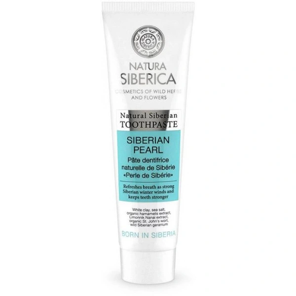 Natura siberica pasta do zębów syberyjska perła bez fluoru eco 100 g