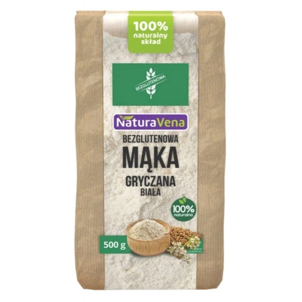 Naturavena Mąka gryczana Biała Bezglutenowa 500 g