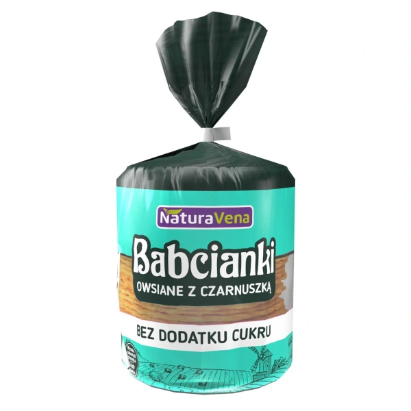 Naturavena babcianki owsiane z czarnuszką bez dodatku cukrów 100 g
