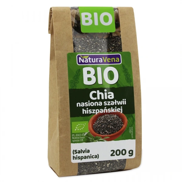 Naturavena chia  nasiona szałwii hiszpańskiej bio 200 g