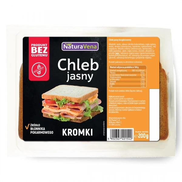 Naturavena chleb jasny bezglutenowy 200 g