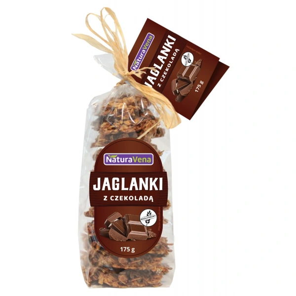 Naturavena ciastka jaglanki z czekoladą bezglutenowe 175 g