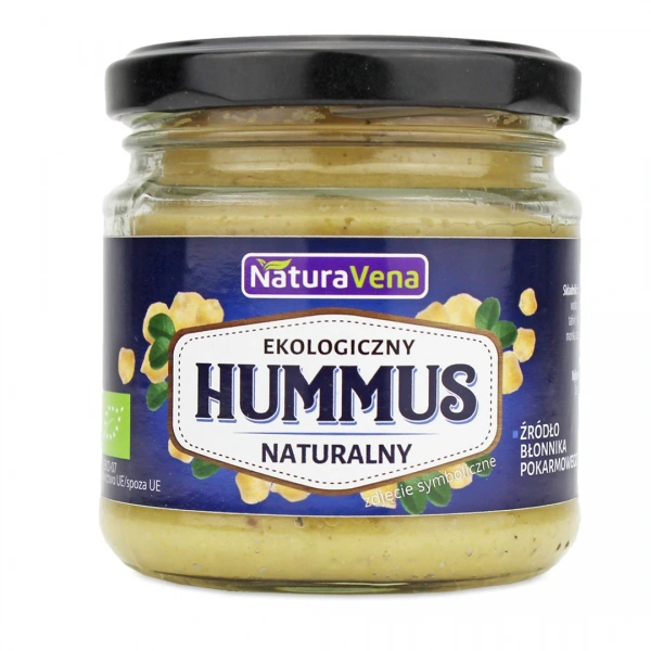 Naturavena hummus naturalny bio 185 g