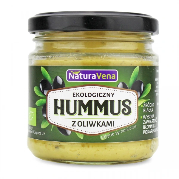 Naturavena hummus z oliwkami bio 185 g