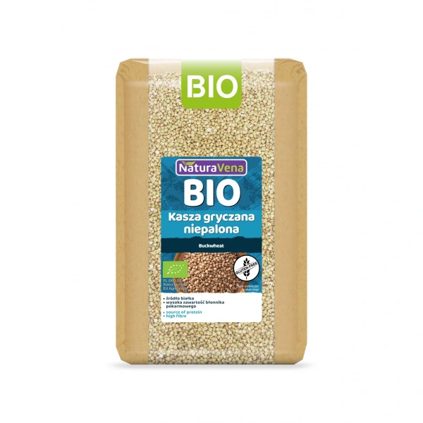 Naturavena kasza gryczana niepalona bezglutenowa bio 1 kg