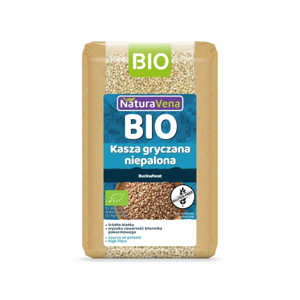 Naturavena kasza gryczana niepalona bezglutenowa bio 500 g