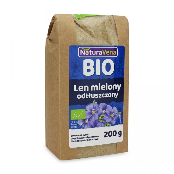 Naturavena len mielony odtłuszczony bio 200 g