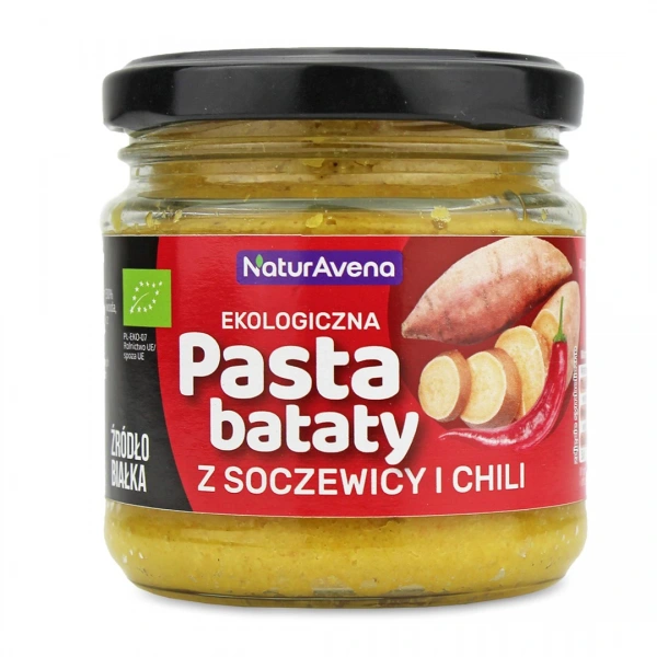 Naturavena pasta z soczewicy i batatów z chili bio 185 g