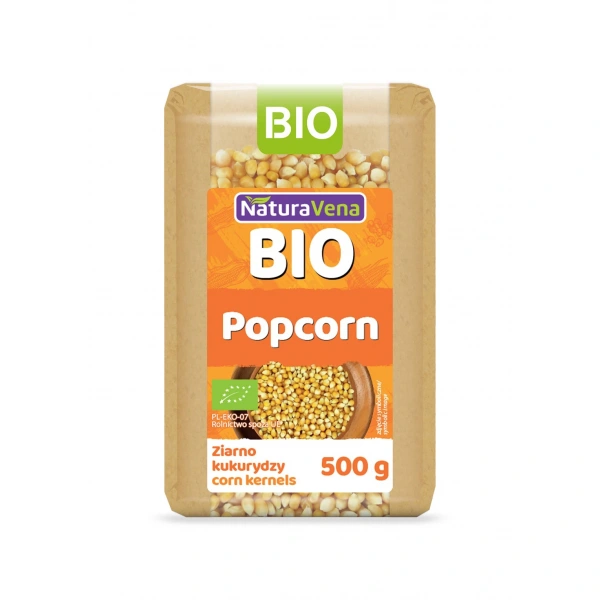 Naturavena popcorn (ziarno kukurydzy) bio 500 g