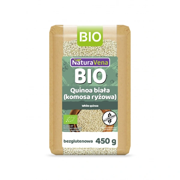 Naturavena quinoa biała (komosa ryżowa) bezglutenowa bio 450 g