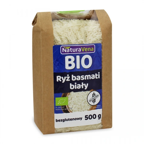 Naturavena ryż basmati biały bezglutenowy bio 500 g