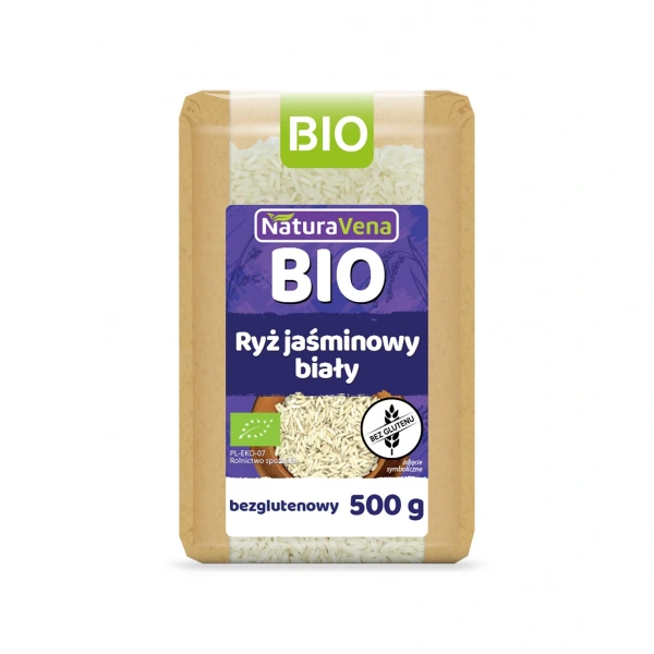 Naturavena ryż jaśminowy biały bezglutenowy bio 500 g