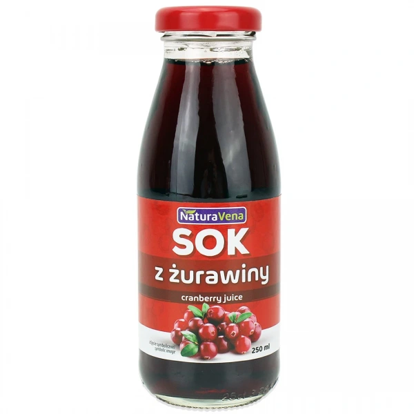 Naturavena sok z żurawiny 100 % 250 ml