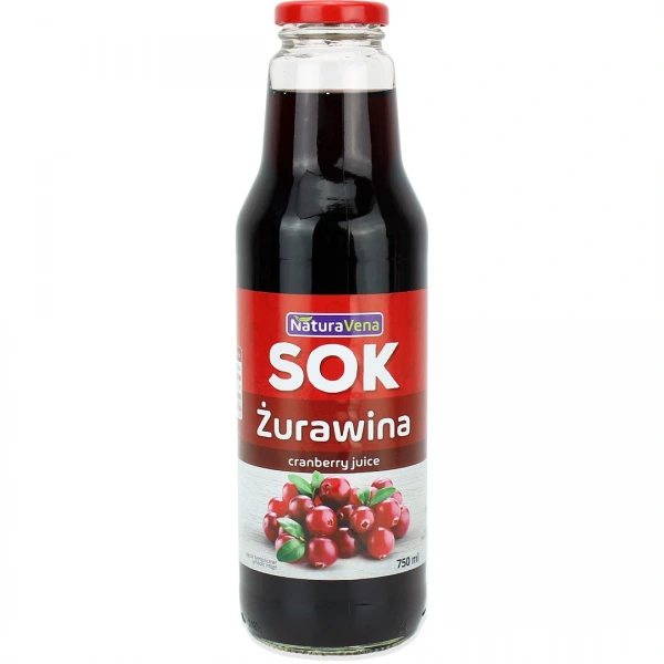 Naturavena sok z żurawiny 100 % 750 ml