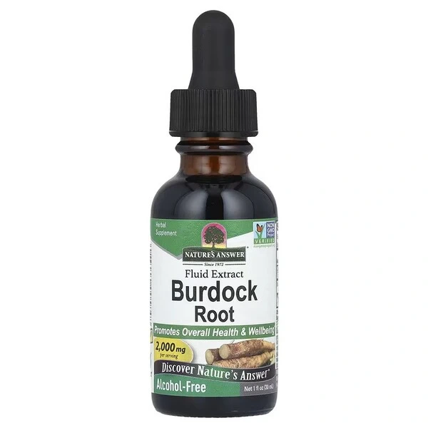 NATURE'S ANSWER Burdock Root - Korzeń Łopianu (30 ml)