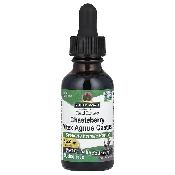 NATURE'S ANSWER Chasteberry Vitex Agnus Castus - Niepokalanek pospolity (30 ml)