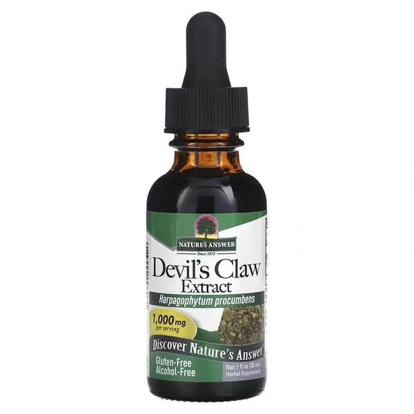 NATURE'S ANSWER Devil's Claw Extract - Ekstrakt z korzenia czarciego pazura (30 ml)