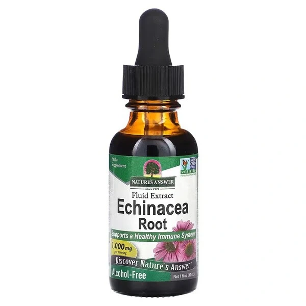 NATURE'S ANSWER Echinacea Root - Korzeń Jeżówki (30 ml)