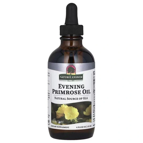 NATURE'S ANSWER Evening Primrose Oil - Olej z wiesiołka (120 ml)