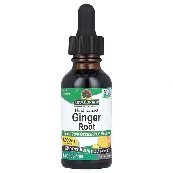 NATURE'S ANSWER Ginger Root - Korzeń imbiru (30 ml)