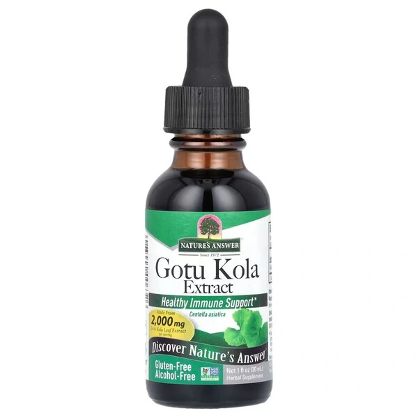 NATURE'S ANSWER Gotu Kola Extract - Ekstrakt z Gotu Kola (30 ml)