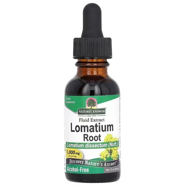 NATURE'S ANSWER Lomatium Root - Korzeń Lomatium (30 ml)