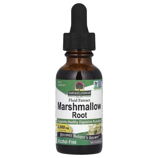 NATURE'S ANSWER Marshmallow Root - Korzeń prawoślazu lekarskiego (30 ml)