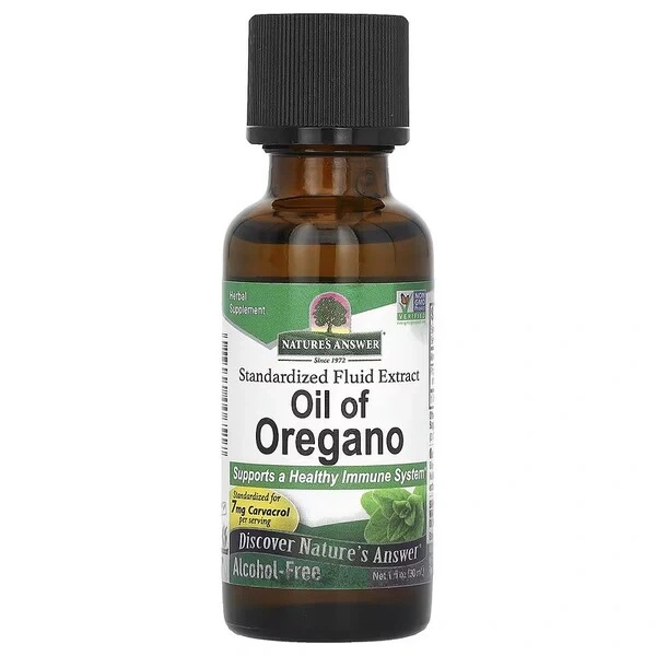 NATURE'S ANSWER Oil of Oregano - Olejek z oregano (30 ml)