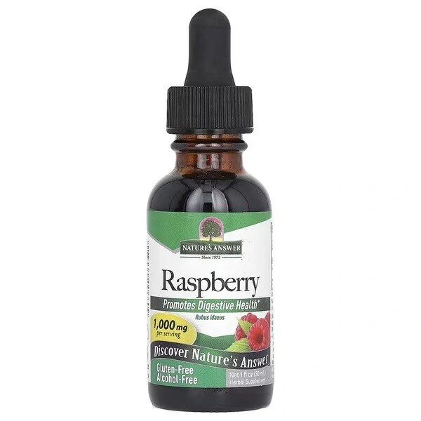 NATURE'S ANSWER Raspberry - Ekstrakt z liści maliny (30 ml)