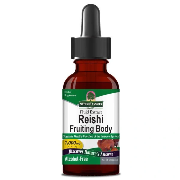 NATURE'S ANSWER Reishi Fruiting Body - Ekstrakt z owocników Reishi (30 ml)