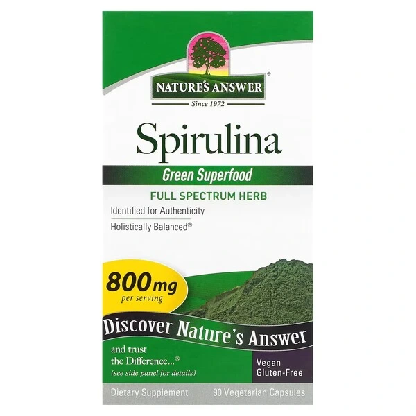 NATURE'S ANSWER Spirulina (90 kaps.)