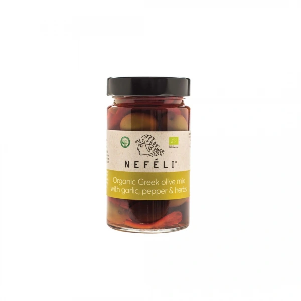 Nefeli oliwki mix bez pestek w zalewie bio 295 g (140 g)