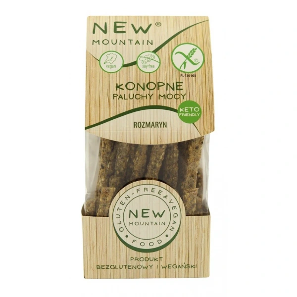 New mountain paluchy mocy konopne z rozmarynem bezglutenowe 200 g