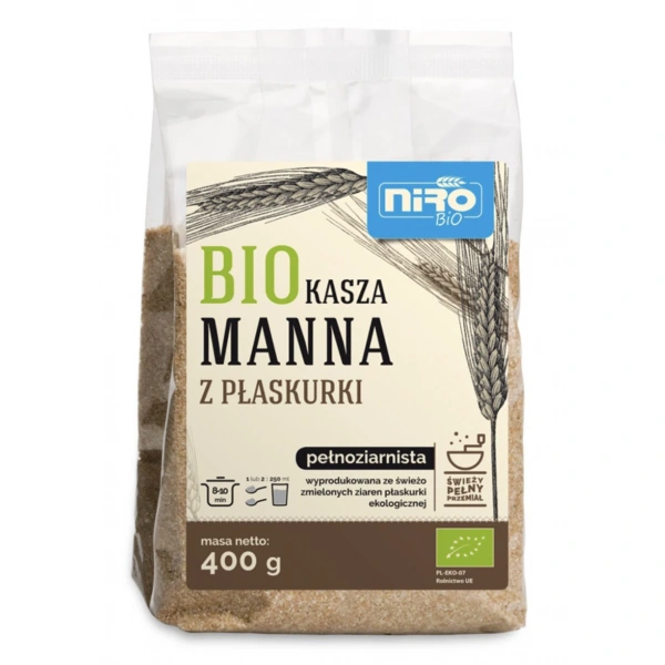 Niro Kasza Manna Z Płaskurki BIO 400 g