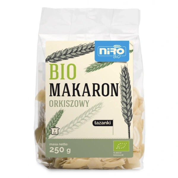 Niro Makaron Orkiszowy Łazanki BIO 250 g