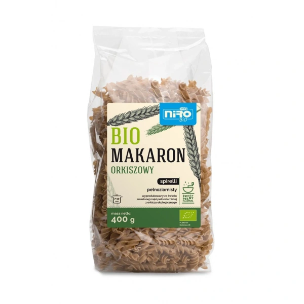 Niro makaron (orkiszowy razowy) spirelli bio 400 g