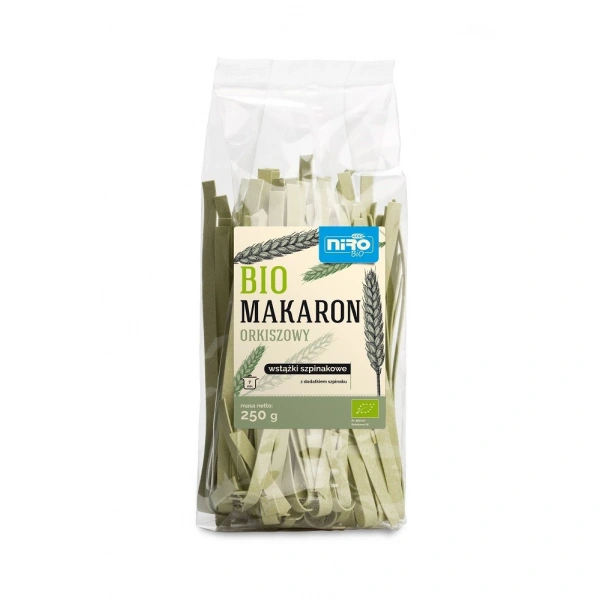 Niro makaron (orkiszowy szpinakowy) wstążki bio 250 g